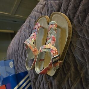 Sugar Kids Sandals with Multicolor Straps